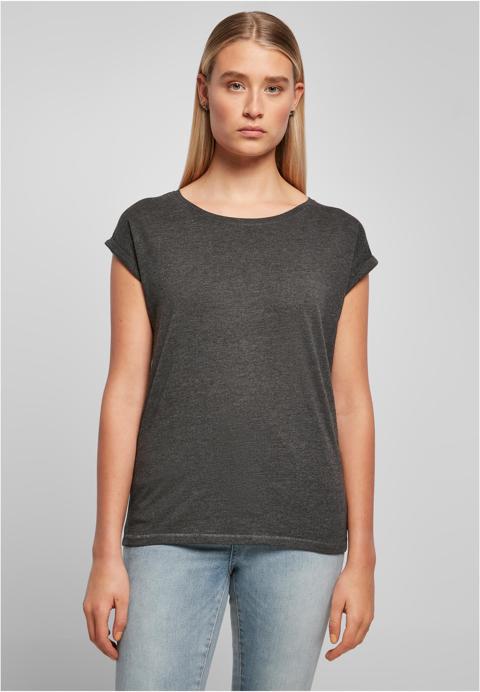 Γυναικείο T-Shirt BY021 Build Your Brand Black Charcoal