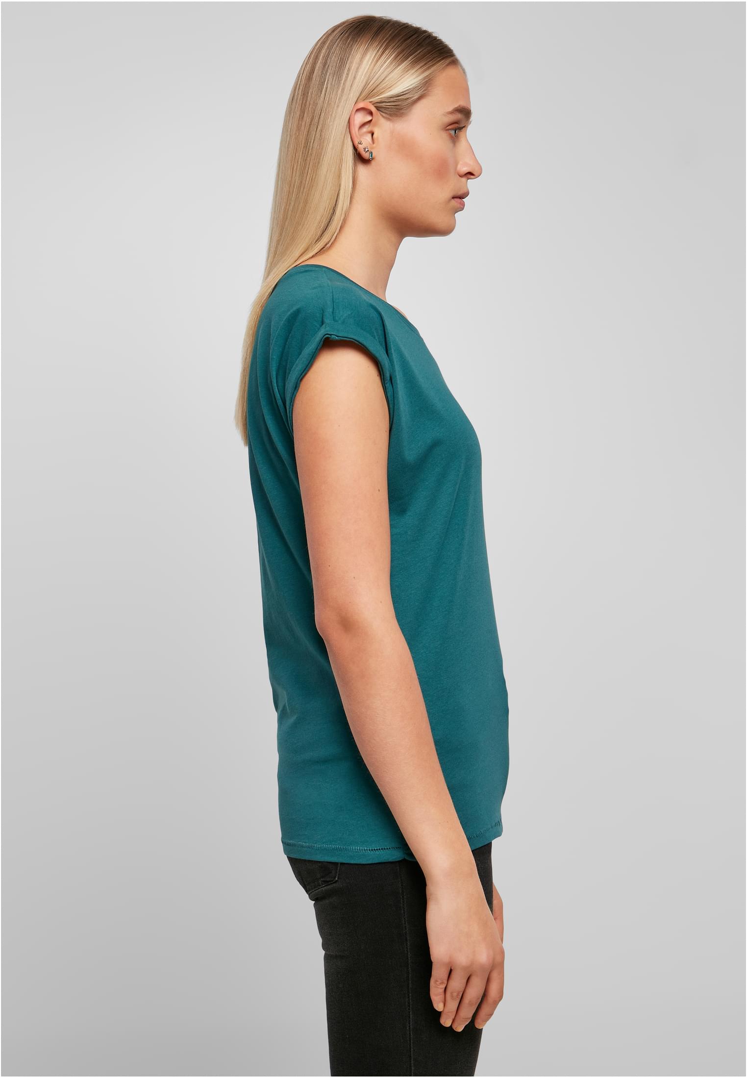 Γυναικείο T-shirt BY021 Build Your Brand BYB Ladies Extended Shoulder Tee Teal