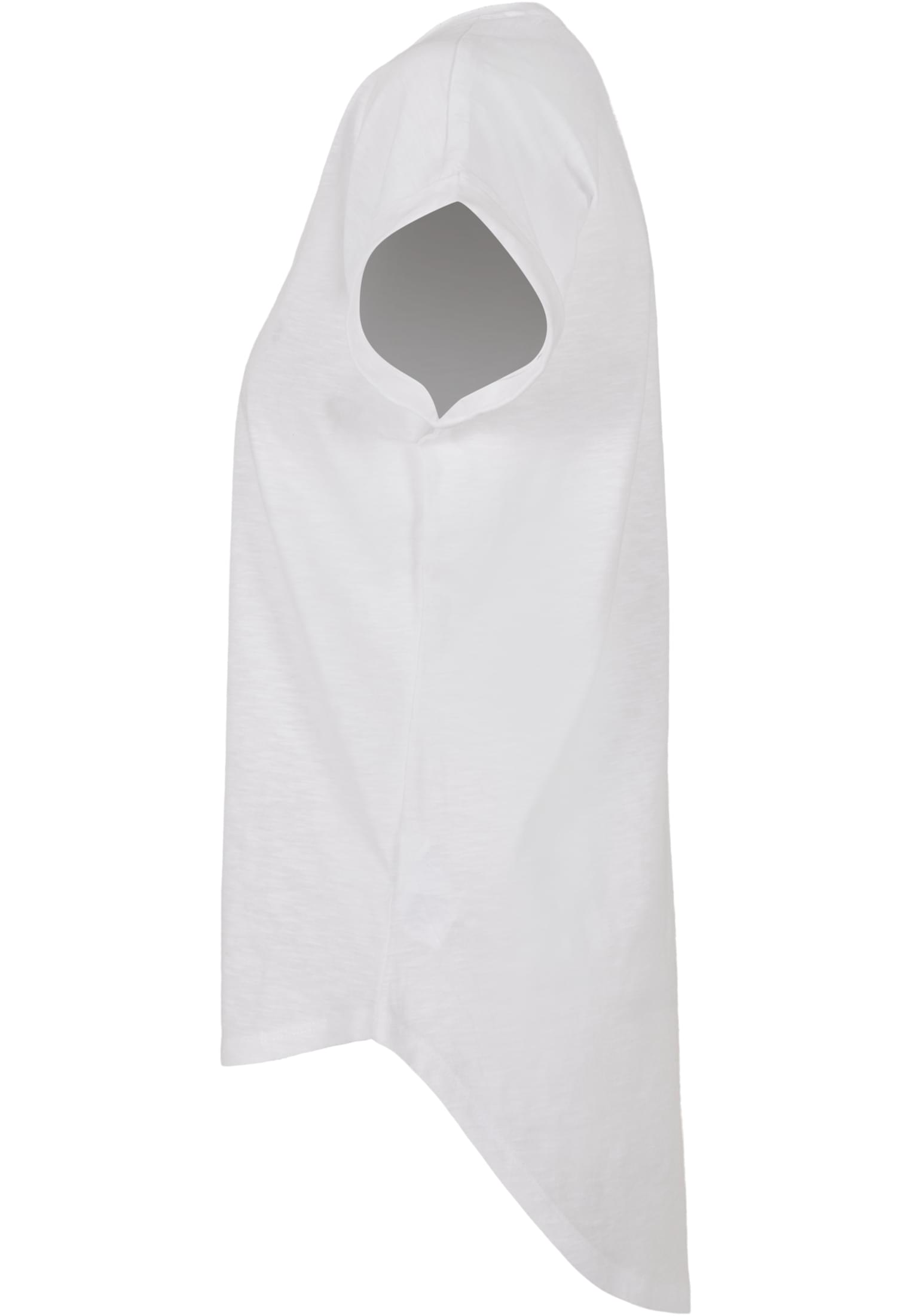 Γυναικείο T-Shirt Long Slub BY036 Build Your Brand White