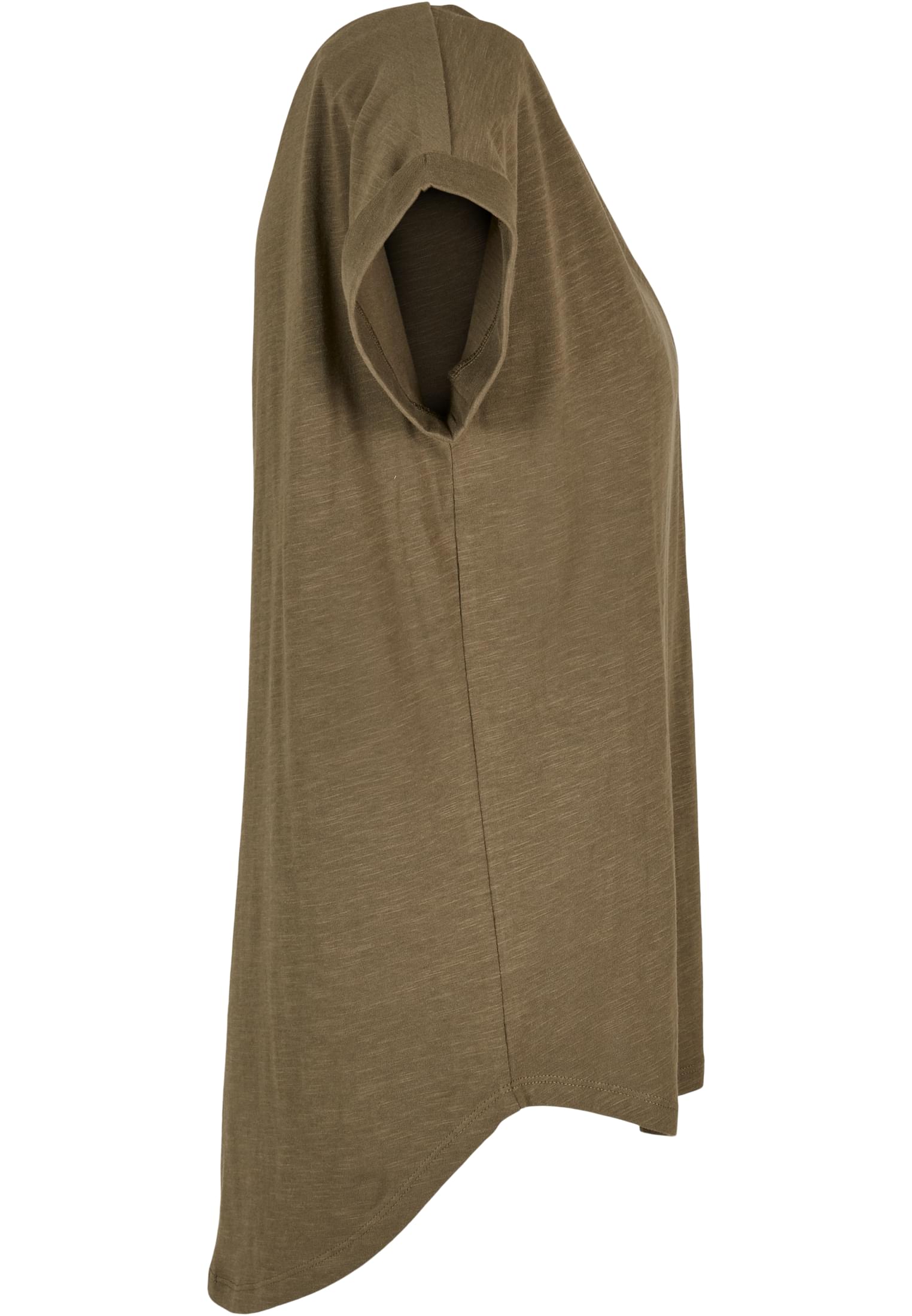 Γυναικείο T-Shirt Ladies Long Slub BY036 Build Your Brand Olive