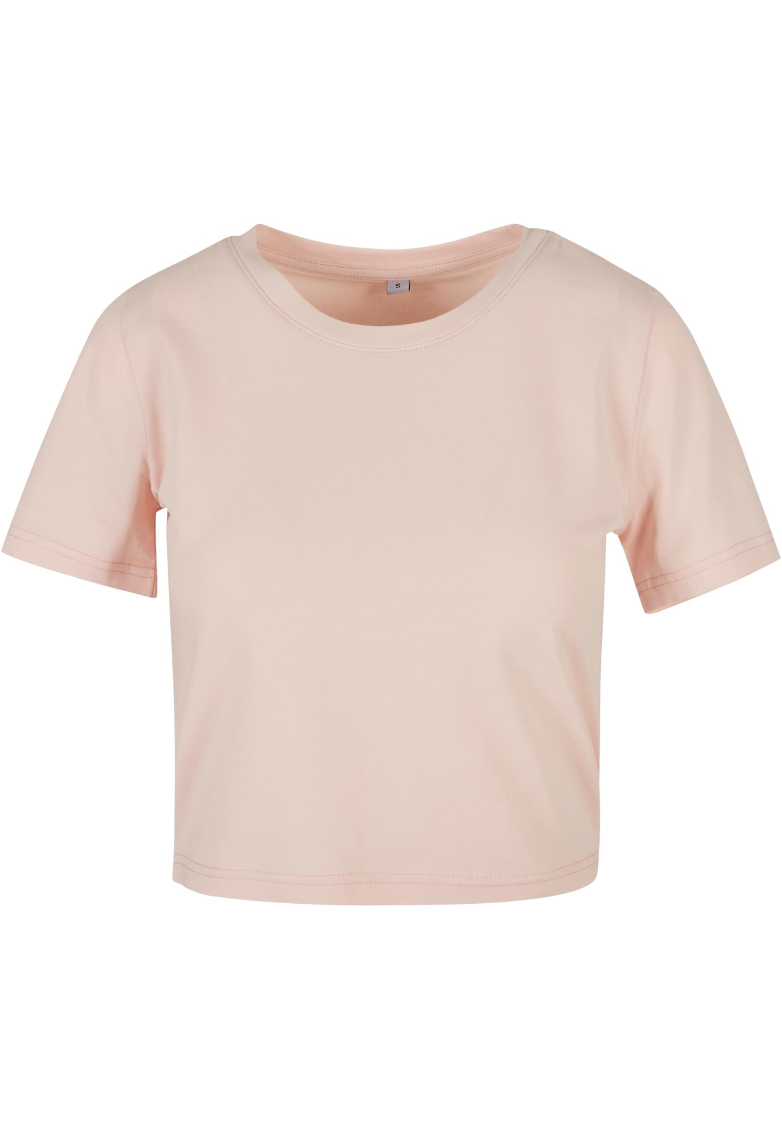 Γυναικείο T-Shirt Cropped BY042 Build Your Brand Black Pink