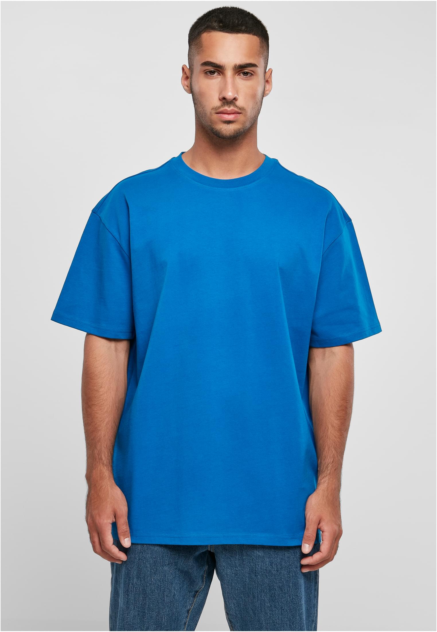 Ανδρικό T-Shirt Heavy Oversized BY102 Build Your Brand Cobalt Blue
