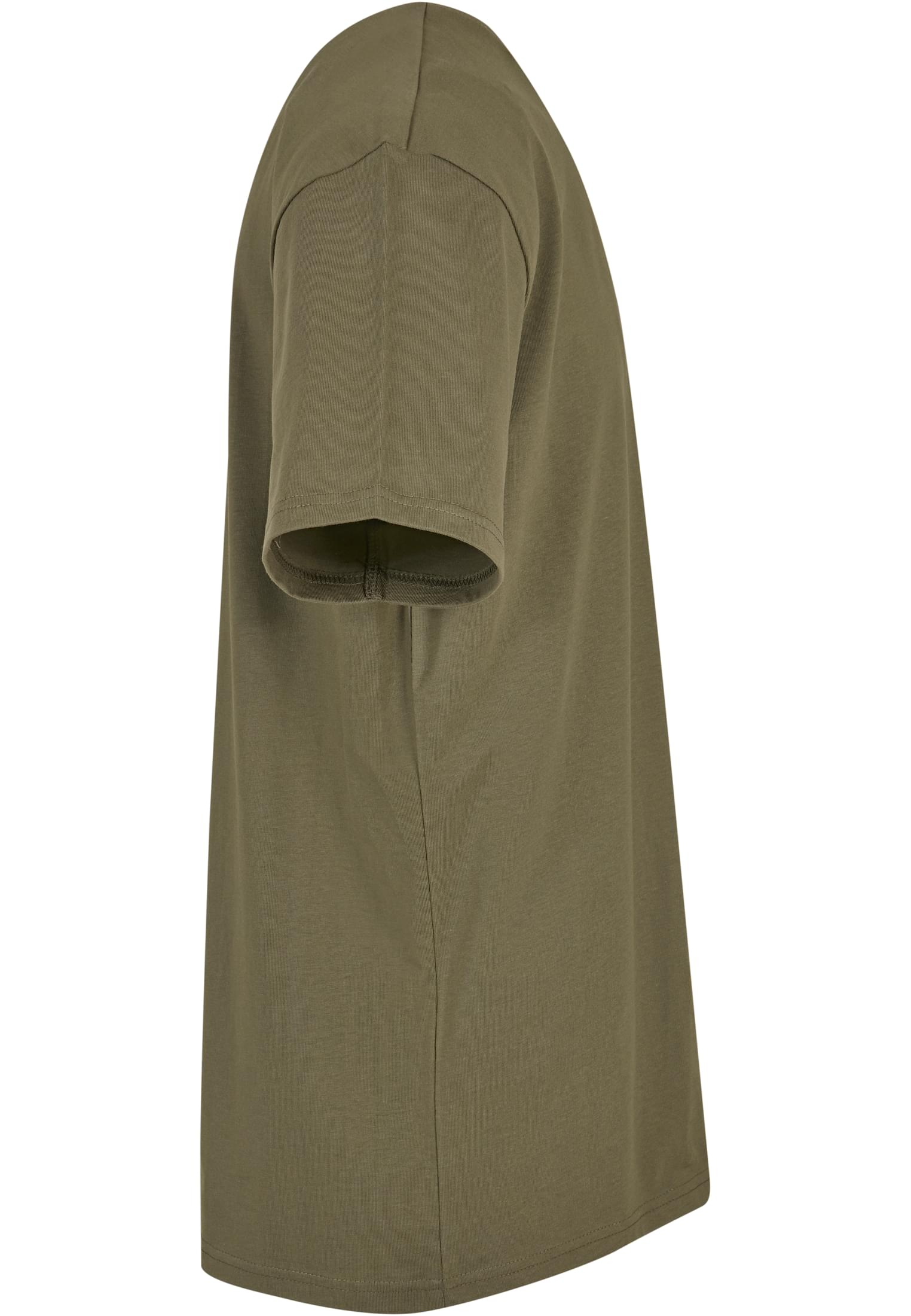 Ανδρικό T-Shirt Heavy Oversized By102 Build Your Brand Olive ανδρικά Basic T-Shirts Simple Wear Μπλουζάκια κοντομάνικα