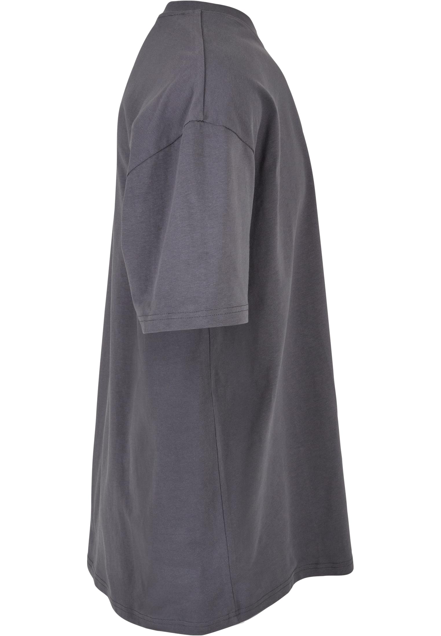 Ανδρικό T-Shirt Heavy Oversized By102 Build Your Brand Darkgrey ανδρικά Basic T-Shirts Simple Wear Μπλουζάκια κοντομάνικα