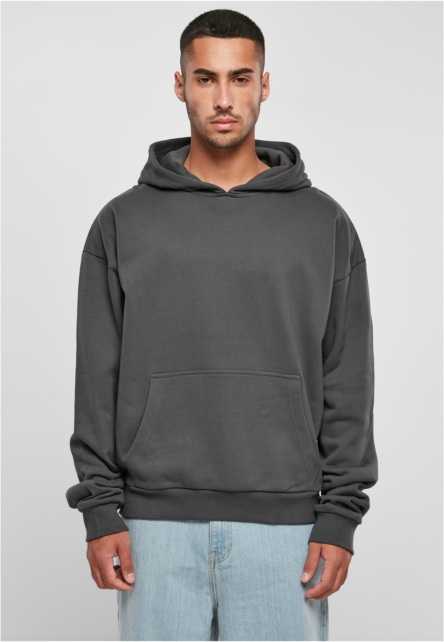 Ανδρικό Φούτερ με Κουκούλα Ultra Heavy Cotton Box BY162 Build Your Brand darkgrey