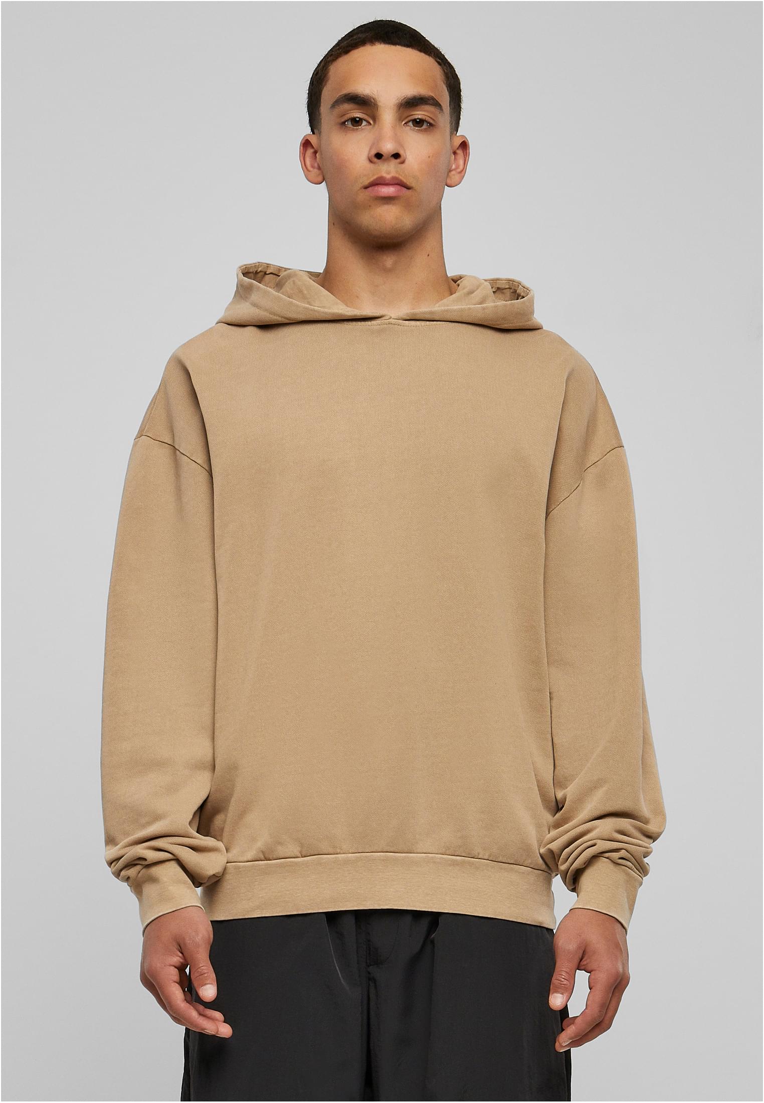 Φούτερ Hoodie Oversized BY191 Build Your Brand Acid Washed unionbeige