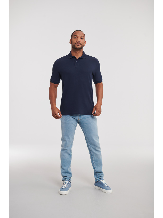 Ανδρικό Polo R-599M-0 Russell Hardwearing French Navy ανδρικά Μπλούζες Simple Wear