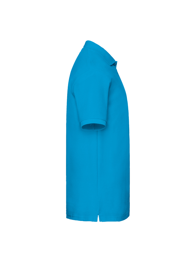 Ανδρική Μπλούζα Polo 63-218-0 Fruit Of The Loom Premium Azure Blue ανδρικά Μπλούζες Simple Wear