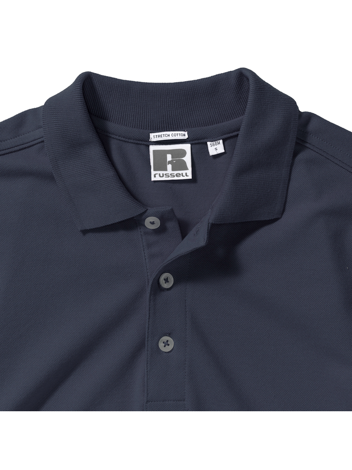 Ανδρική Μπλούζα Polo R-566M-0 Russell Fitted Stretch Slim Fit French Navy ανδρικά Μπλούζες Simple Wear