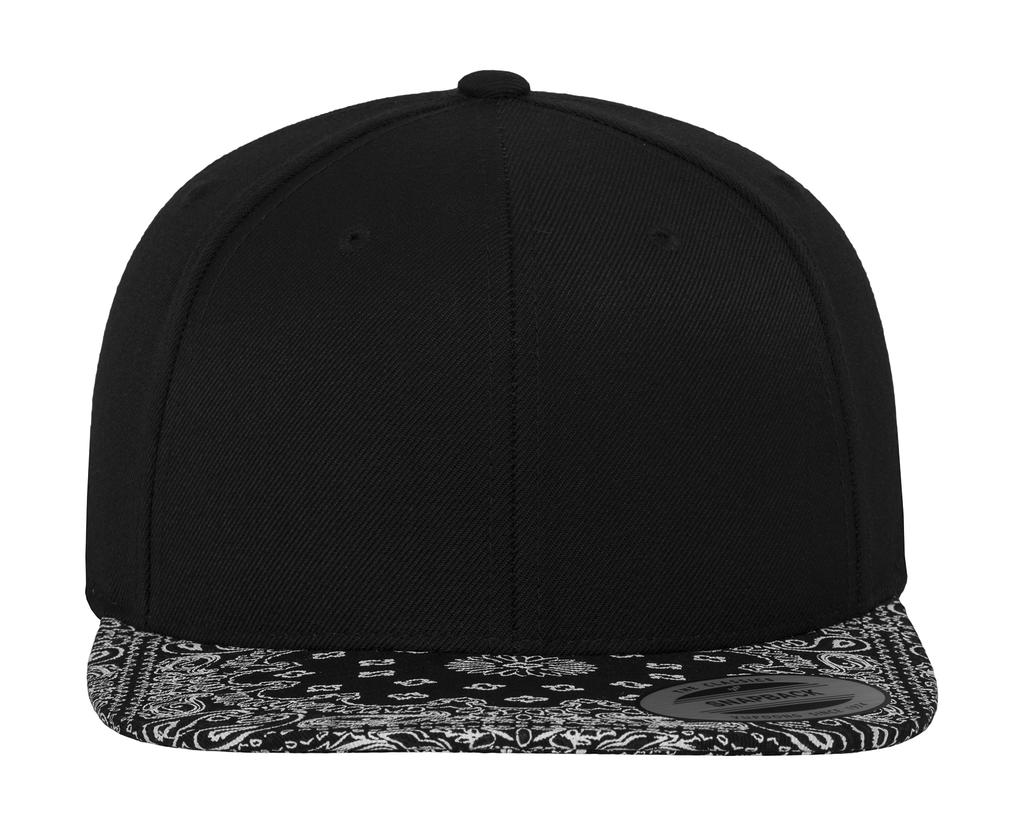 Καπέλο Snapback Bandana ROSS-38368 Flexfit Black/Paisley