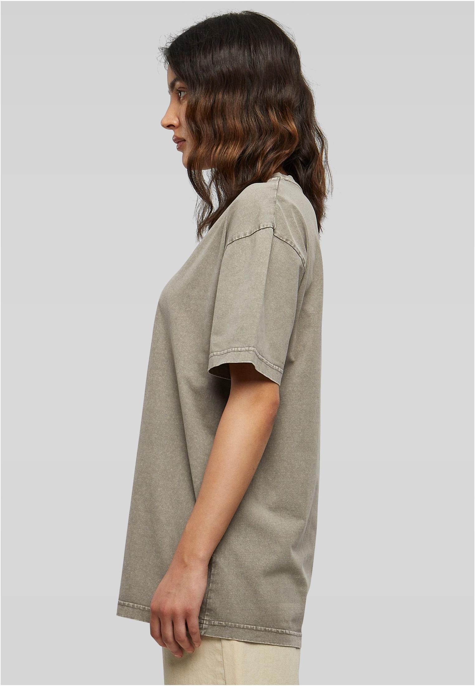 Γυναικείο Πουκάμισο BY270-02726 Build Your Brand Acid Wash Oversized Asphalt