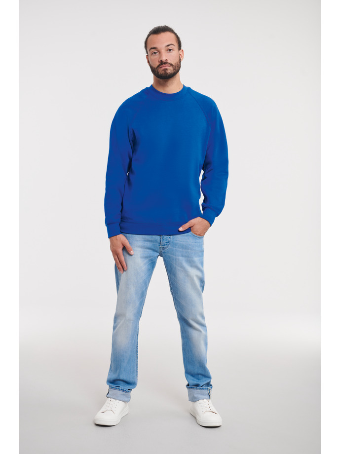 Φούτερ Classic Raglan R-762M-0 Russell Bright Royal ανδρικά Simple Wear
