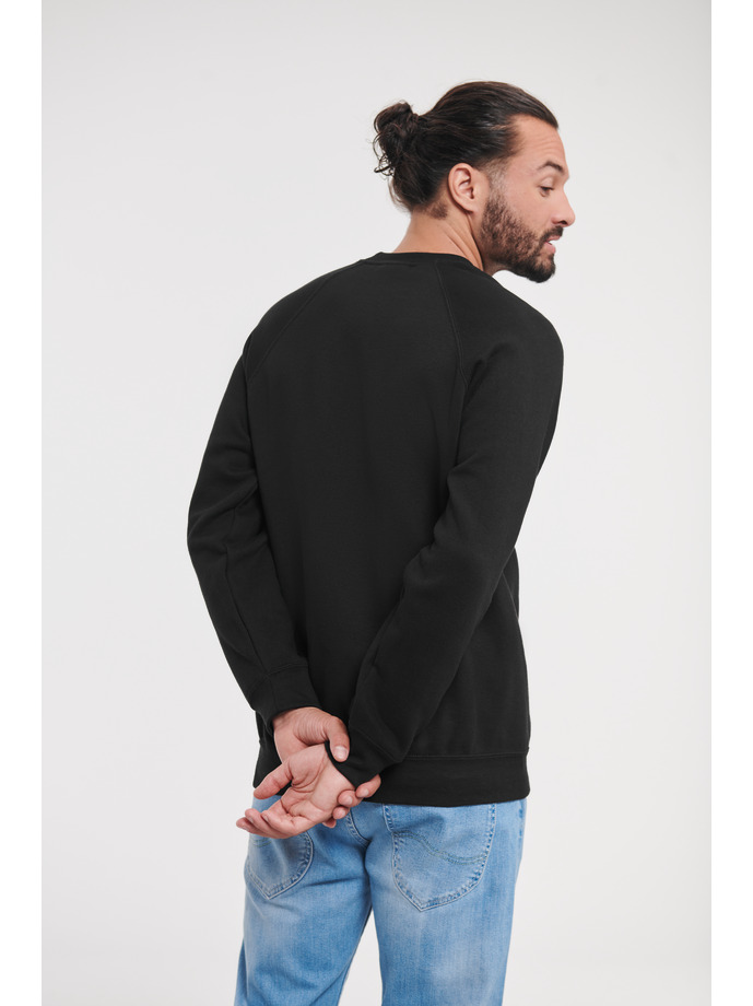 Φούτερ Classic Raglan R-762M-0 Russell Black ανδρικά Simple Wear