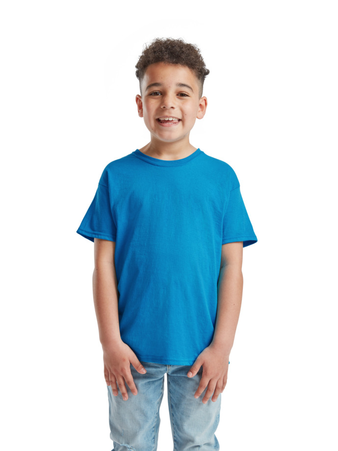Παιδικό T-Shirt 61-019-0 Fruit of the Loom Azure Blue