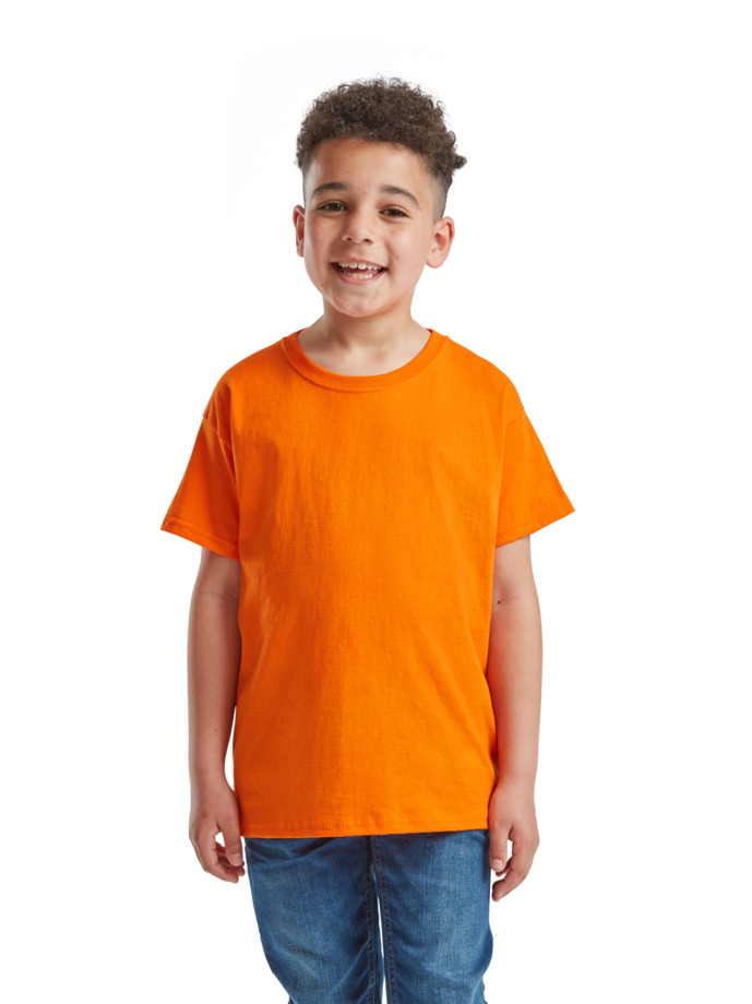 Παιδικό T-Shirt 61-033-0 Fruit of the Loom Value Weight Πορτοκαλί