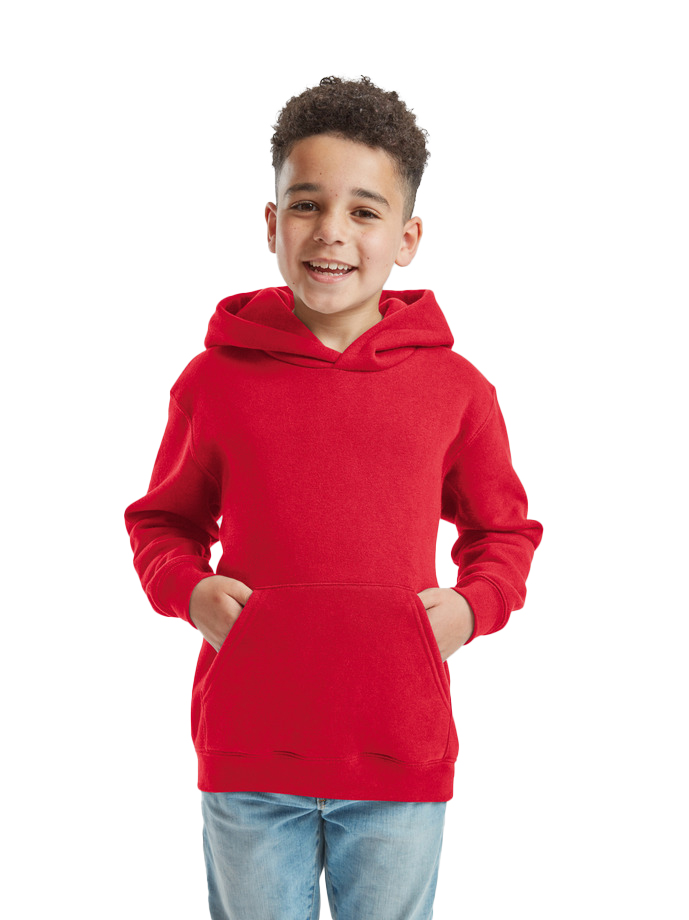 Παιδικό Hooded Sweat Fruit of the Loom 62-037-0 Red
