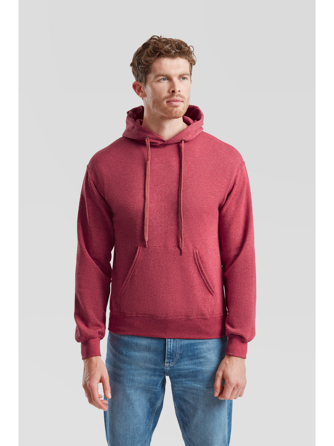 Φούτερ Hoodie 62-208-0 Fruit Of The Loom Vintage Heather Red ανδρικά Simple Wear