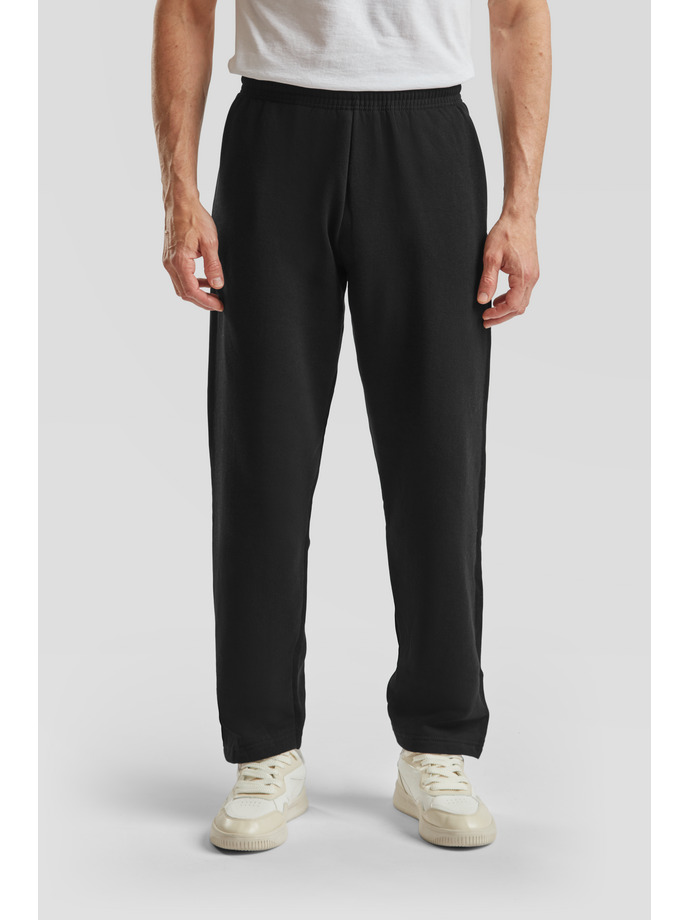 Παντελόνι Φόρμας 64-032-0 Fruit of the Loom Open Legs Black