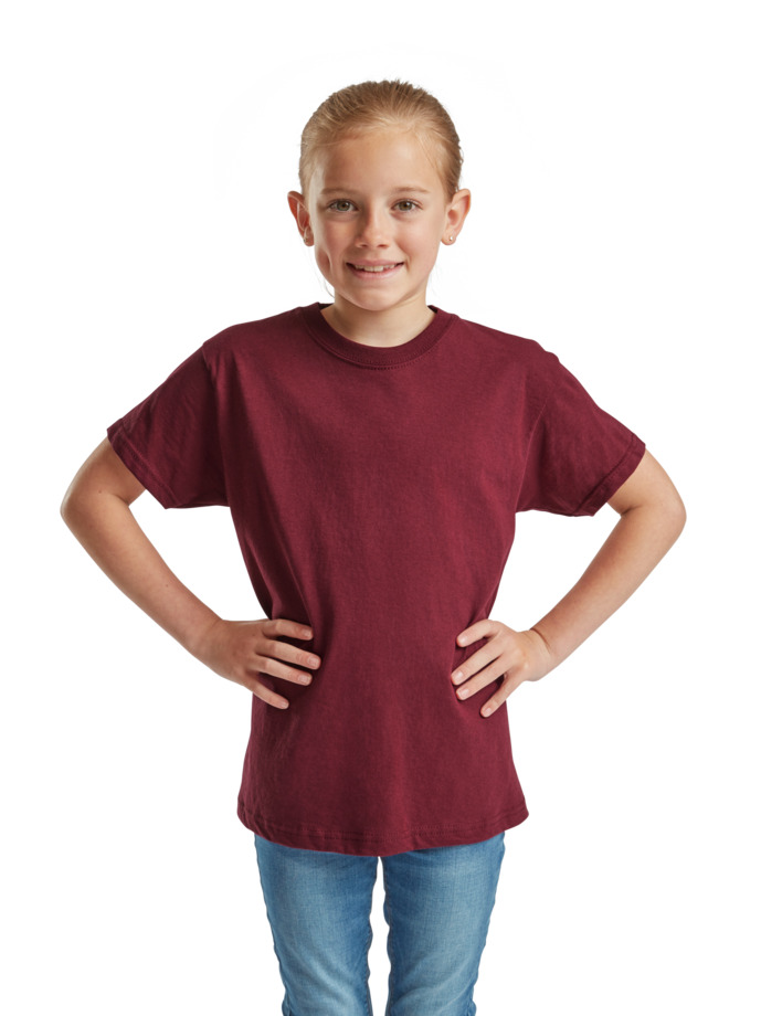 Παιδικό T-Shirt 61-019-0 Fruit of the Loom Burgundy
