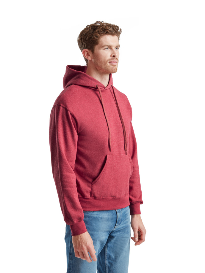 Φούτερ Hoodie 62-208-0 Fruit of the Loom Vintage Heather Red