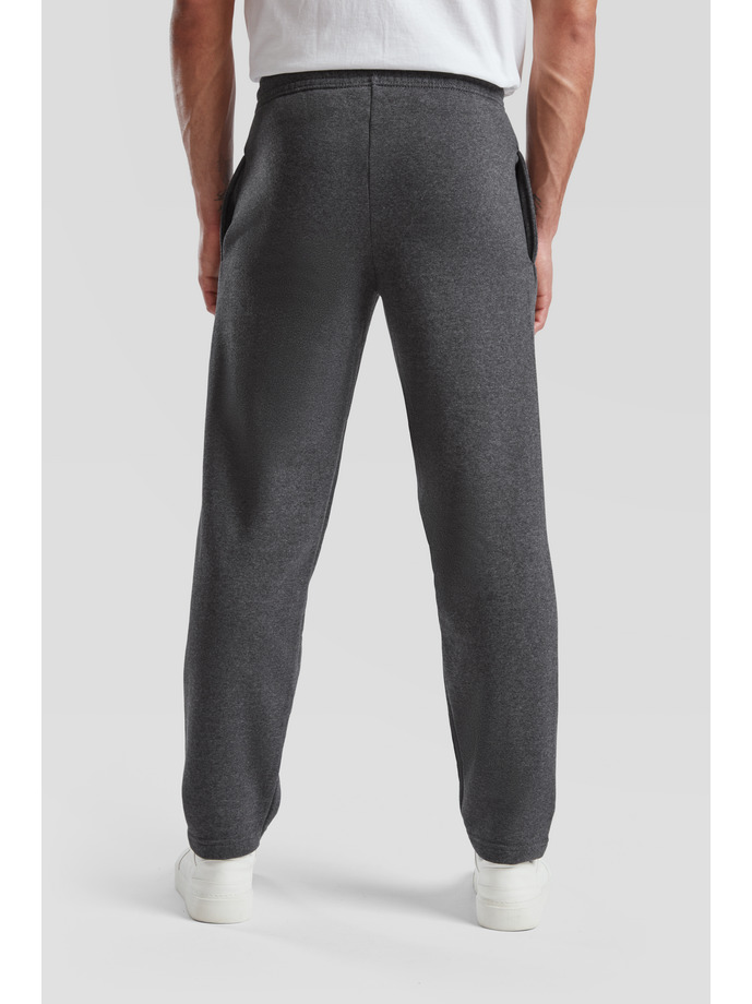 Παντελόνι Φόρμας 64-032-0 Fruit Of The Loom Open Legs Dark Heather Grey ανδρικά Παντελόνια Simple Wear