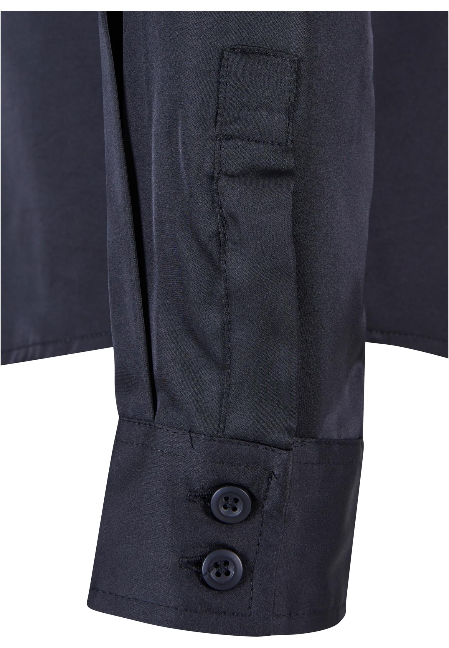 Ladies Satin Πουκάμισο Urban Classics Tb6127-00007 Black Outlet γυναικεία Simple Wear
