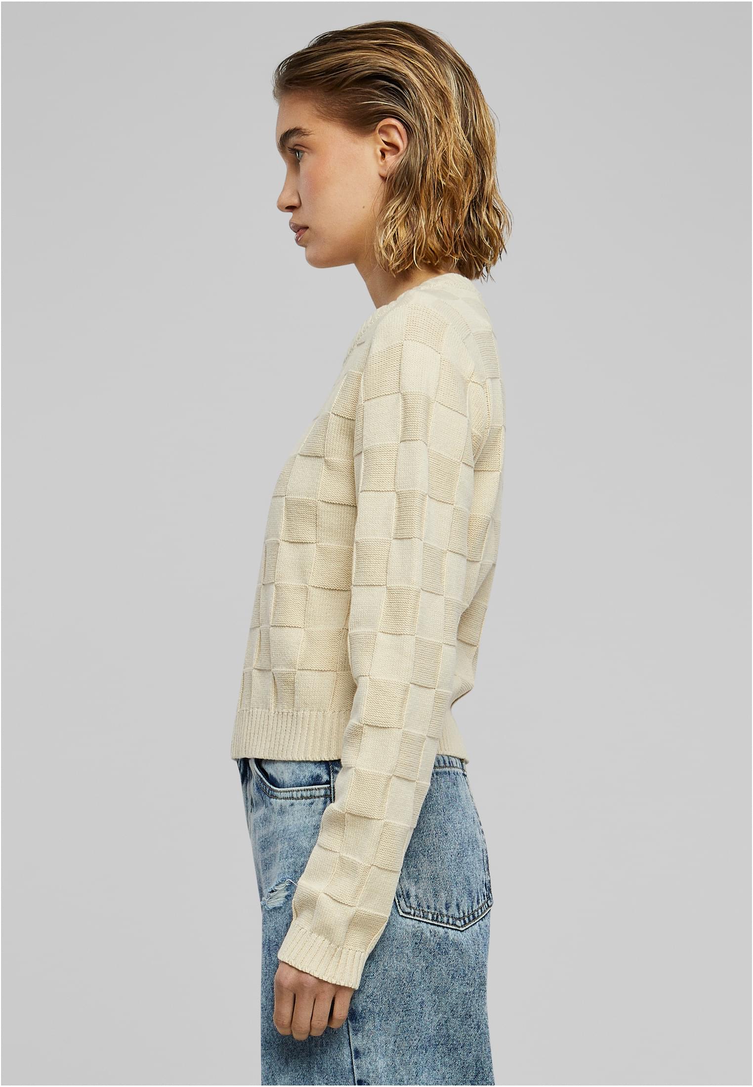 Ladies Check Πλεκτό Πουλόβερ Urban Classics TB6138-00208 sand
