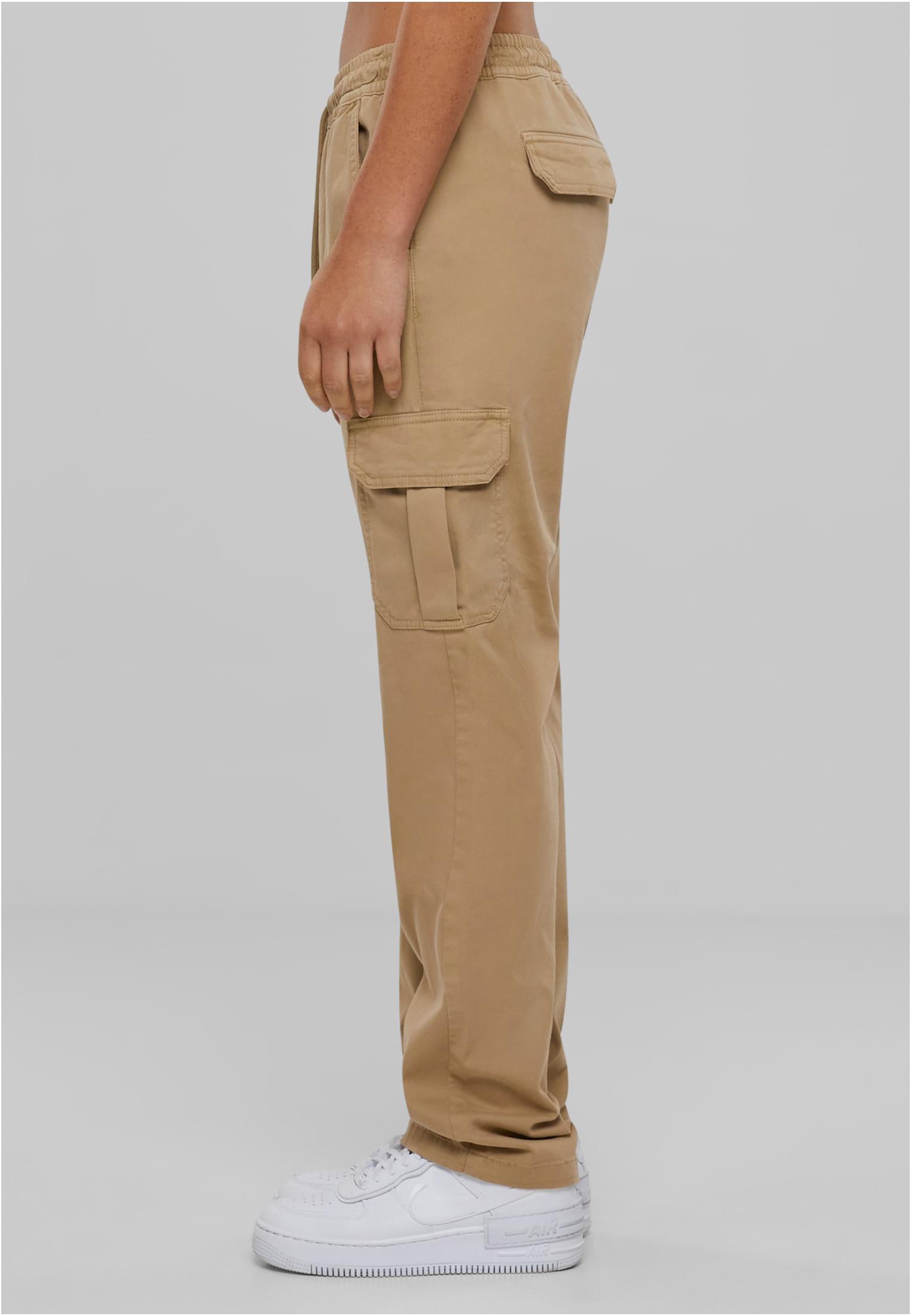 Γυναικείο Παντελόνι Cargo Ladies High Waist Twill TB6158-03738 Urban Classics unionbeige