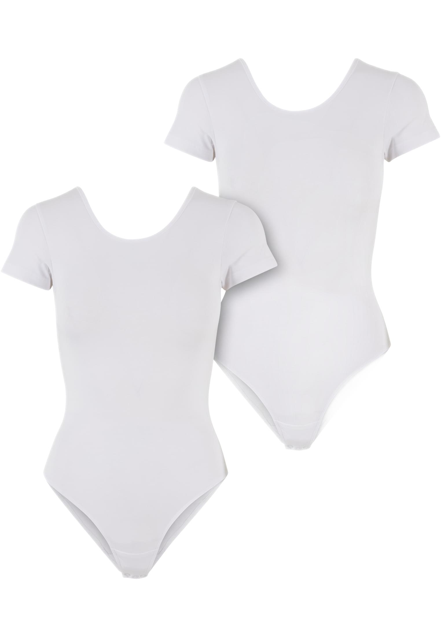 Ladies Organic Stretch Jersey Body 2-Pack Urban Classics TB6170A-03168 white+white