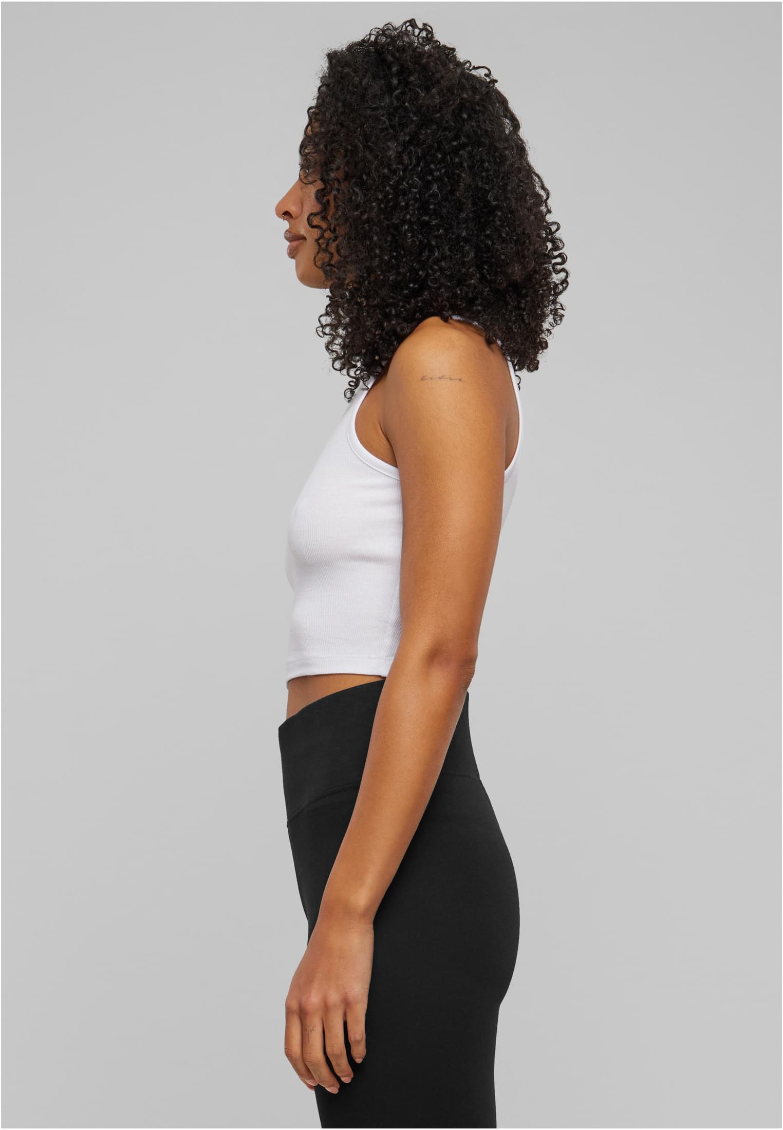 Γυναικεία Μπλούζα Cropped Rib TB6185-00220 Urban Classics White