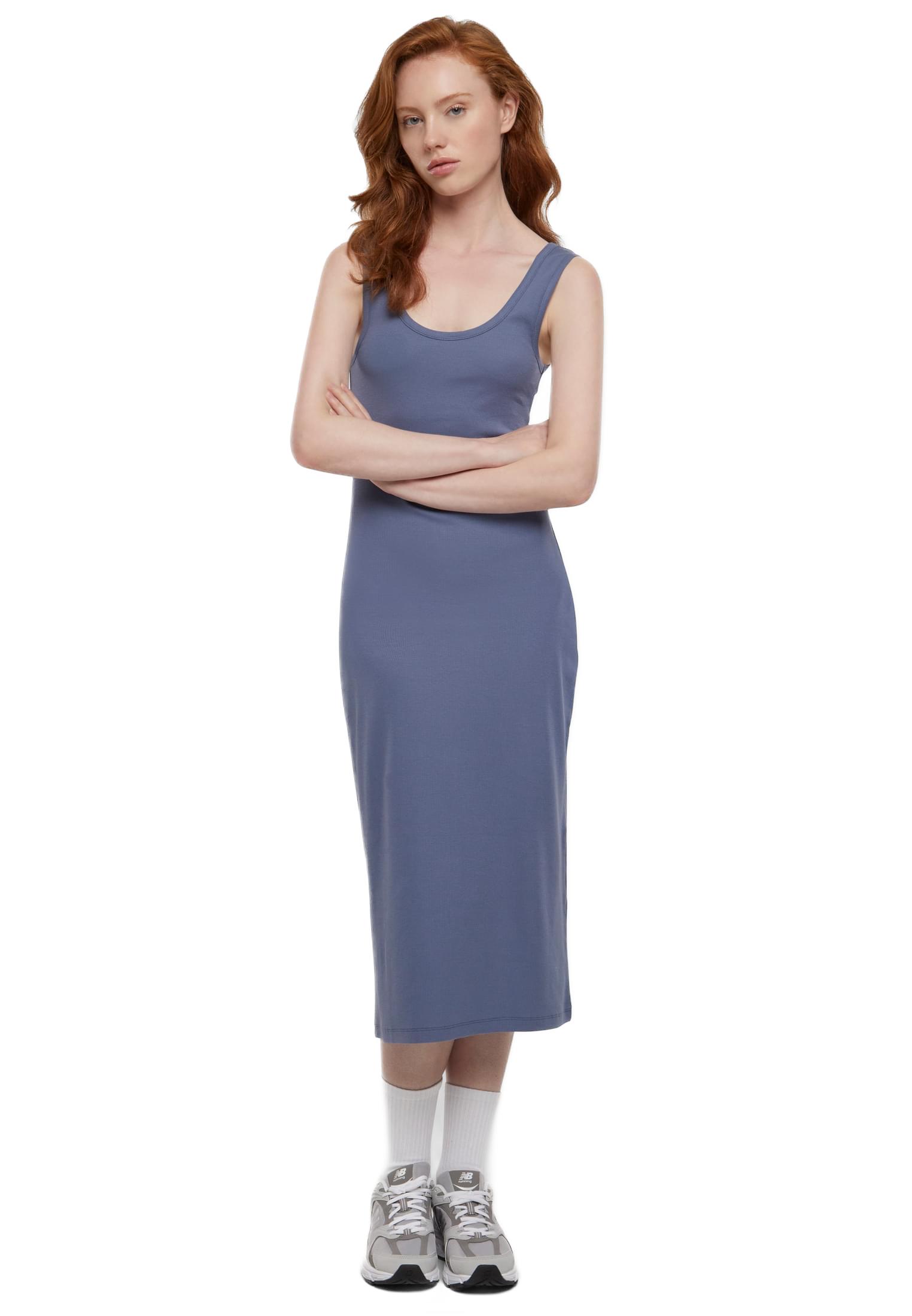 Γυναικείο Φόρεμα Rib Top TB6190 Urban Classics Vintageblue