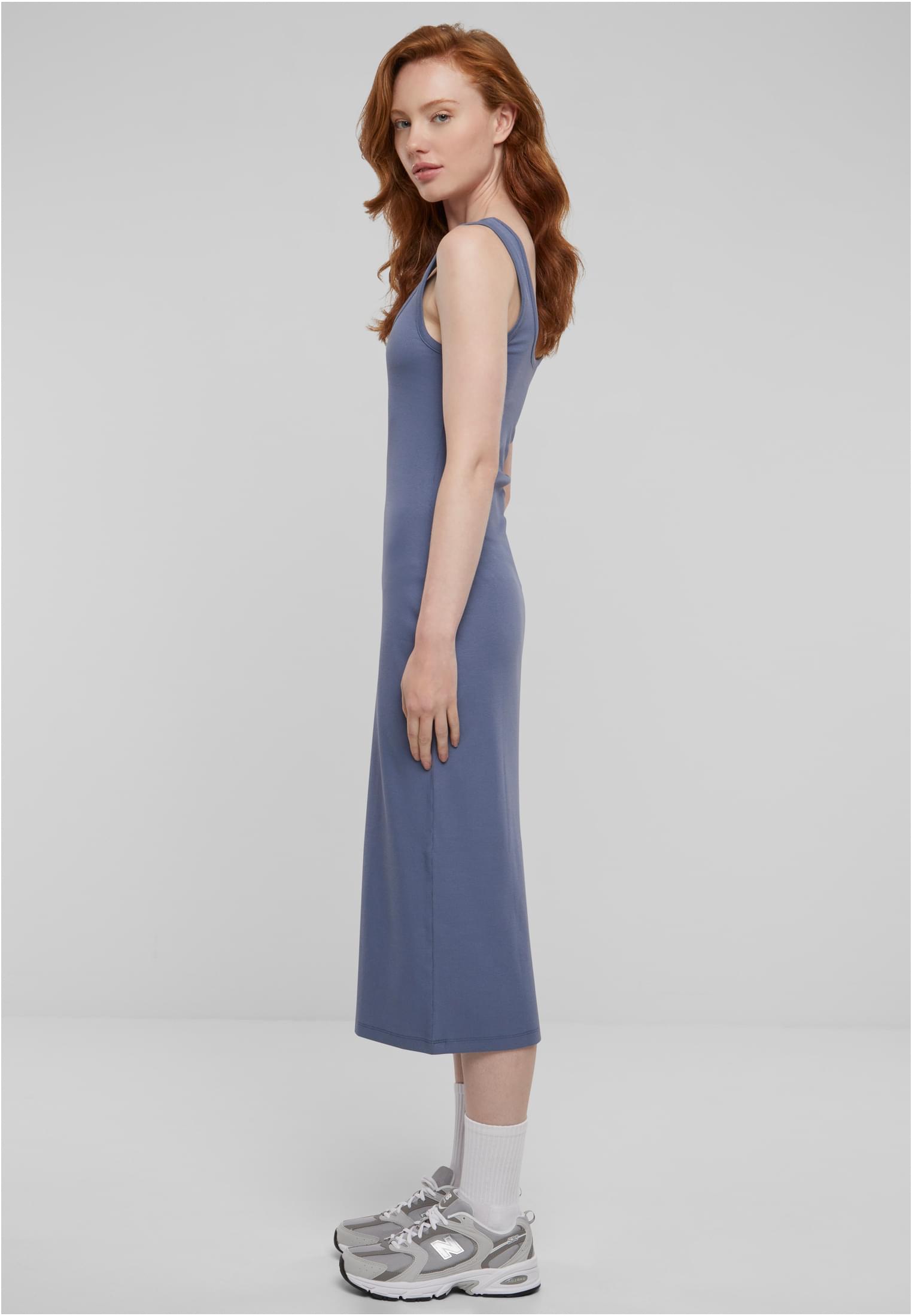 Γυναικείο Φόρεμα Rib Top TB6190 Urban Classics Vintageblue