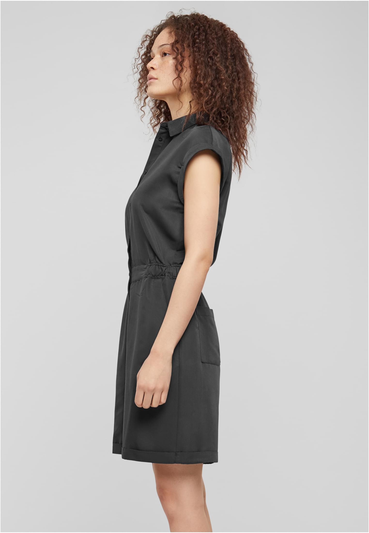 Ladies Viscose Twill Jumpsuit Urban Classics TB6199 black