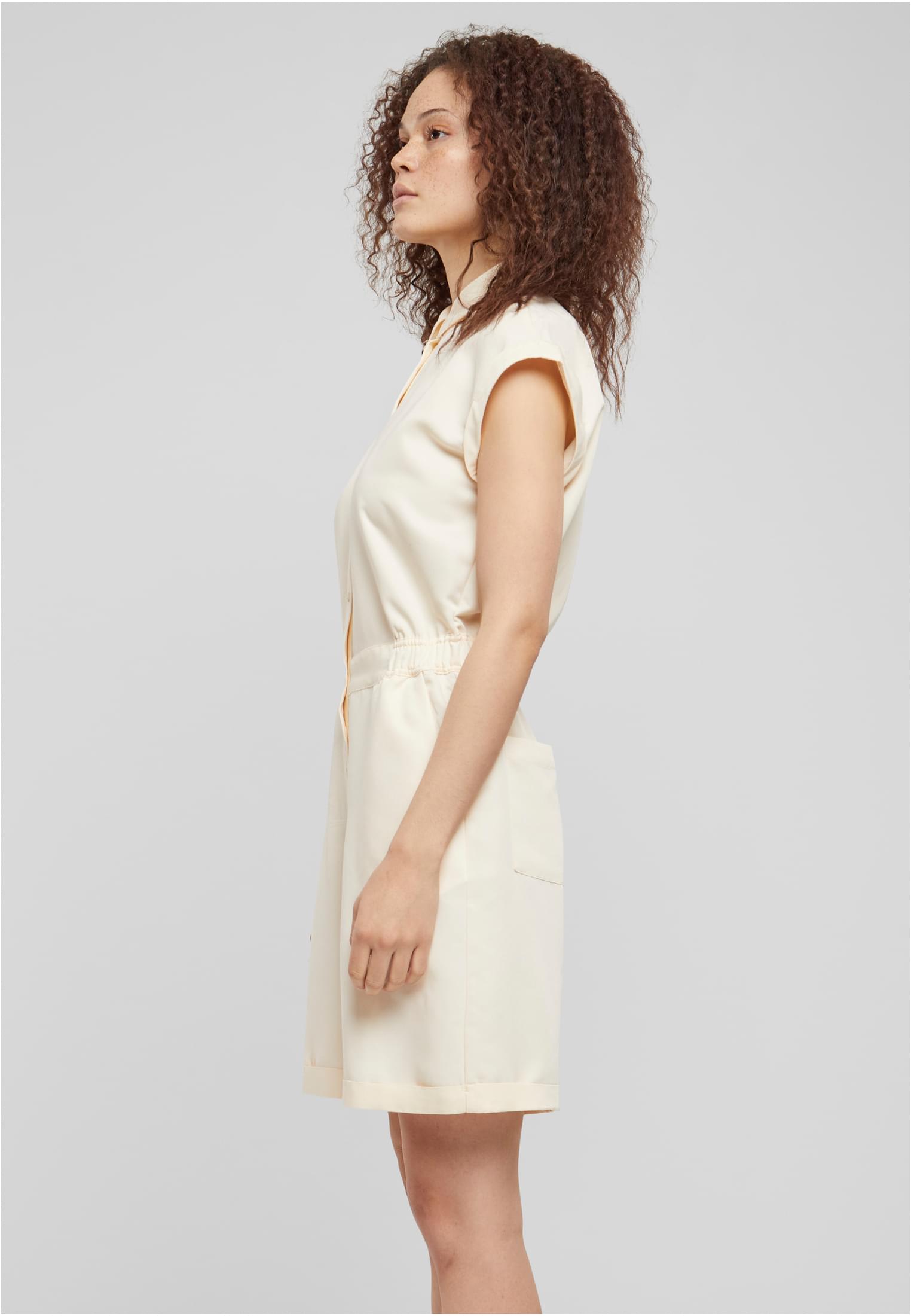 Ladies Viscose Twill Jumpsuit Urban Classics TB6199 whitesand