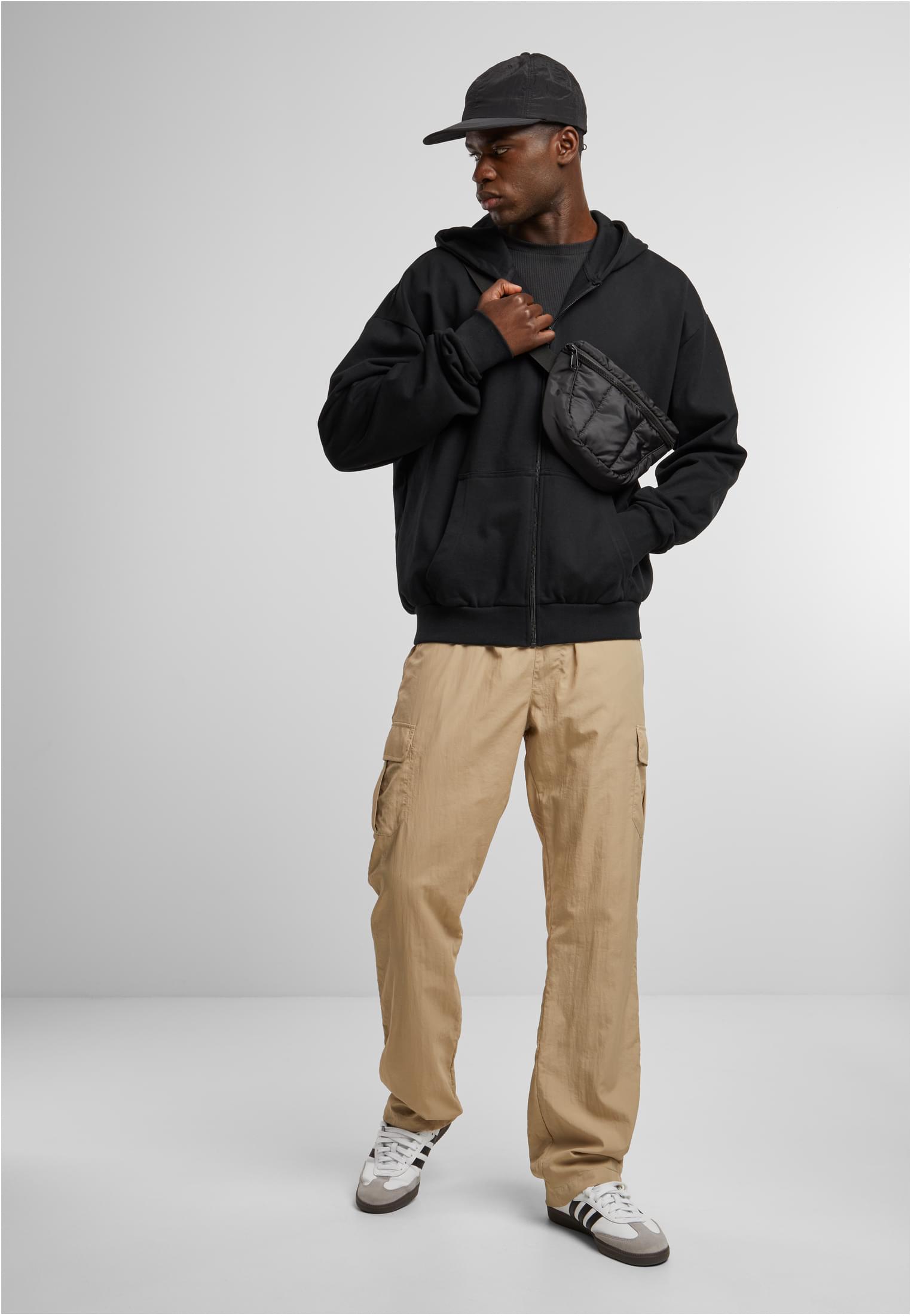 Cargo Παντελόνι Straight Leg Nylon Tb6395 Urban Classics Concrete ανδρικά Παντελόνια Simple Wear
