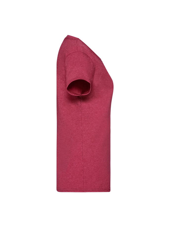 Γυναικείο T-Shirt Lady-Fit Valueweight 61-372-0 Fruit of the Loom Vintage Heather Red