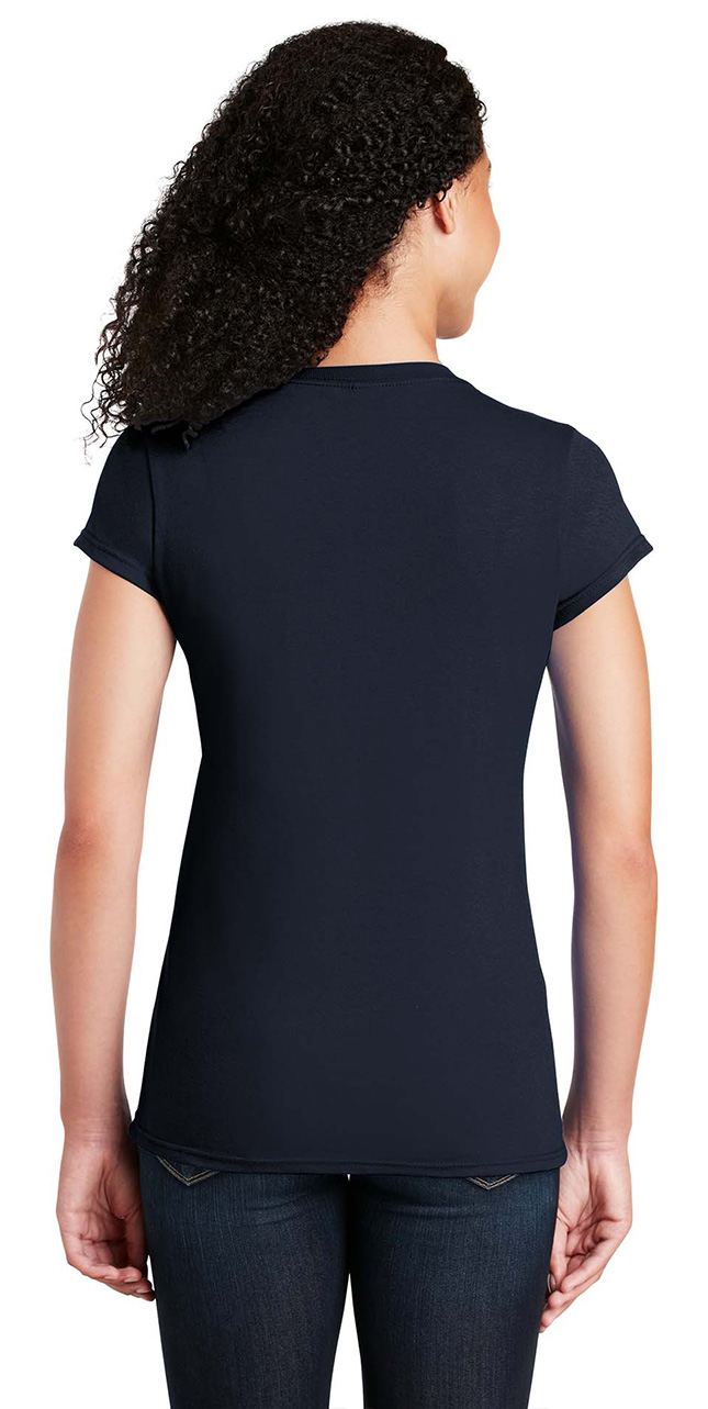 Γυναικείο T-Shirt 64000L Gildan Fitted Ring Spun Navy