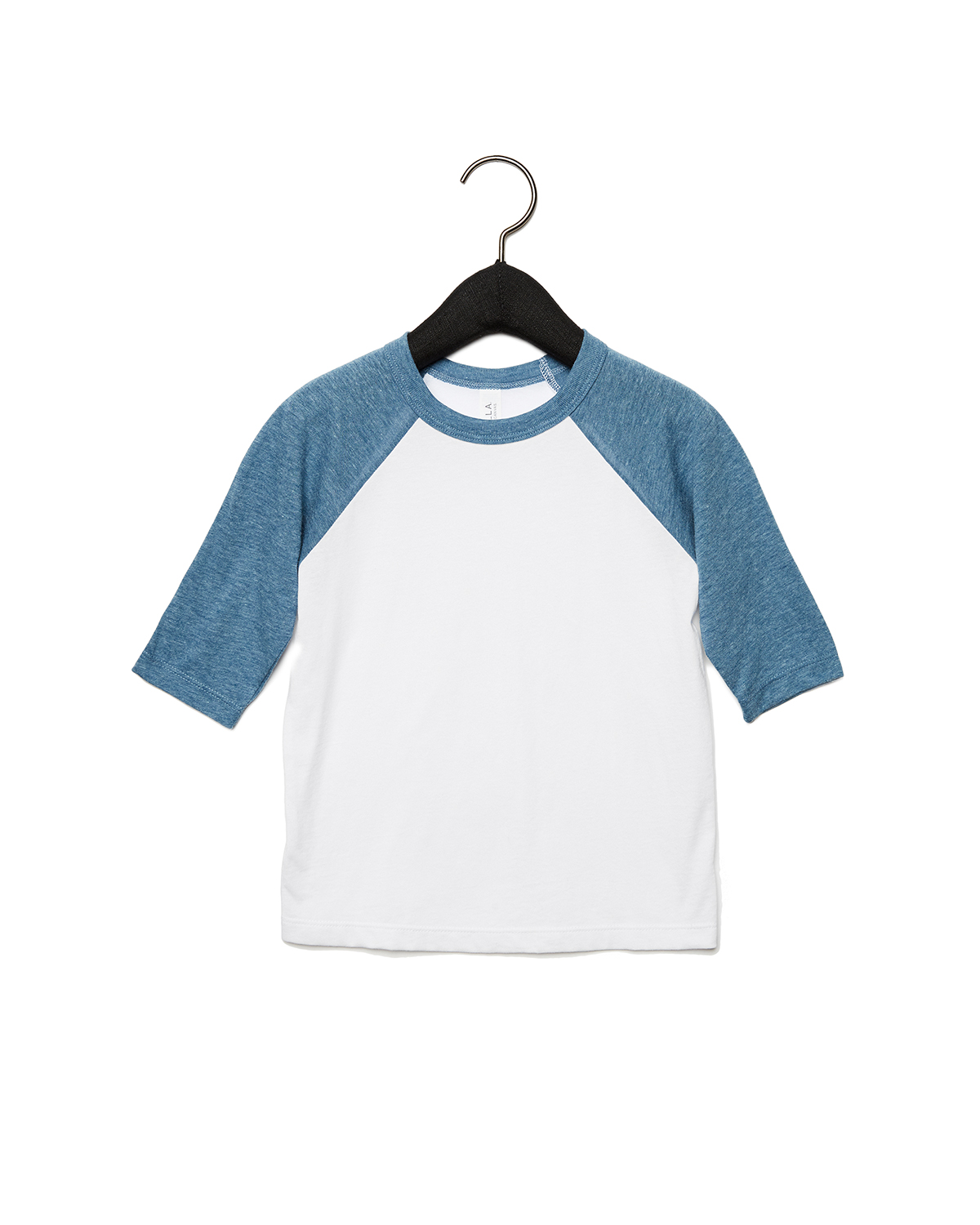 Μπλουζακι Toddler 3/4 Sleeve Baseball Bella 3200T White/Denim