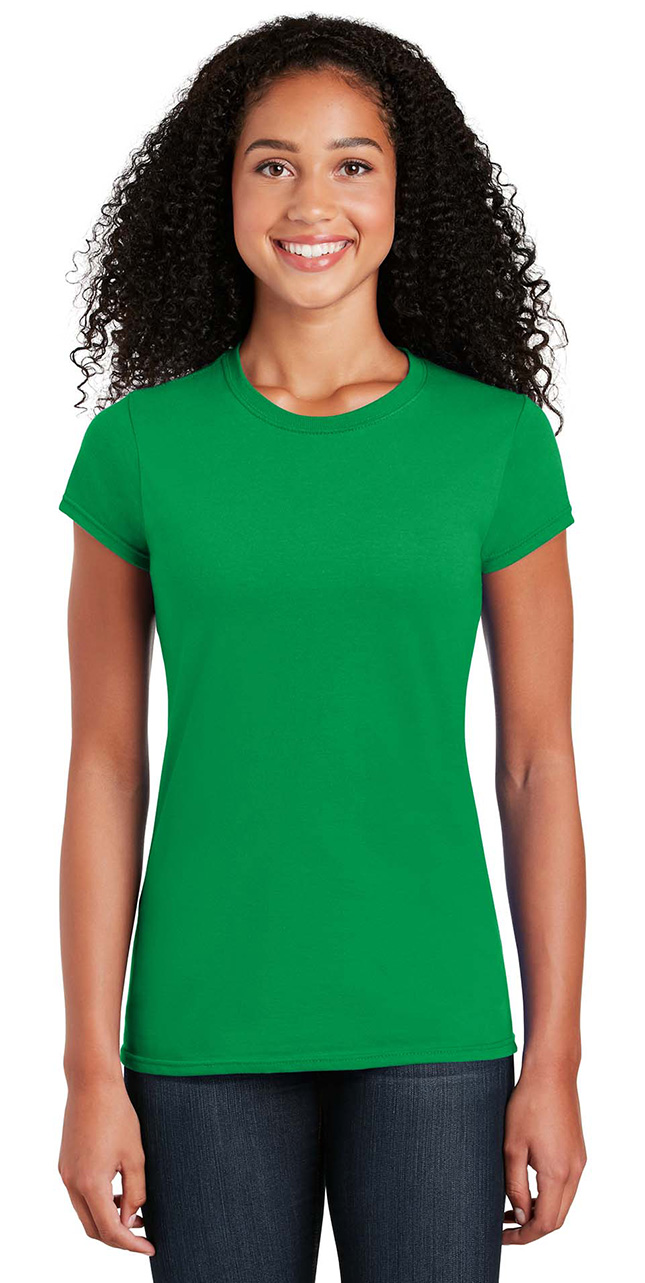 Γυναικείο T-Shirt 64000L Gildan Fitted Ring Spun Irish Green