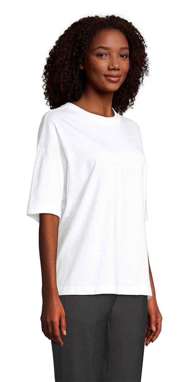 Γυναικείο T-shirt Oversized 03807 SOL'S Boxy Women White
