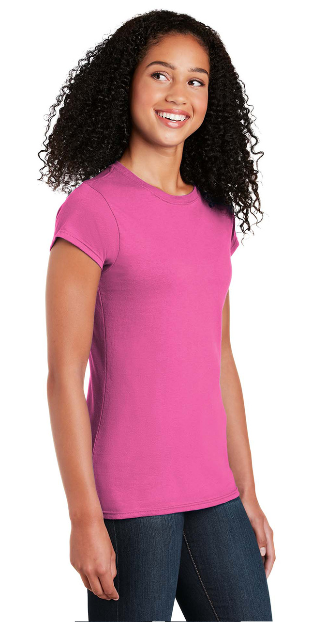Γυναικείο T-Shirt 64000L Gildan Fitted Ring Spun Azalea
