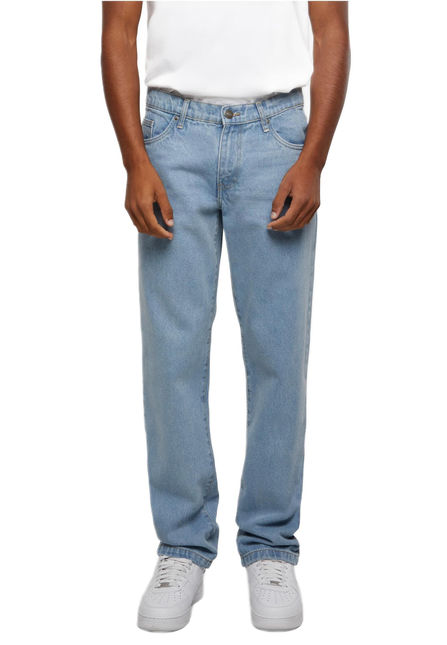 Παντελόνι Jeans Heavy Ounce Straight Fit TB6396-12689 Urban Classics new light blue washed