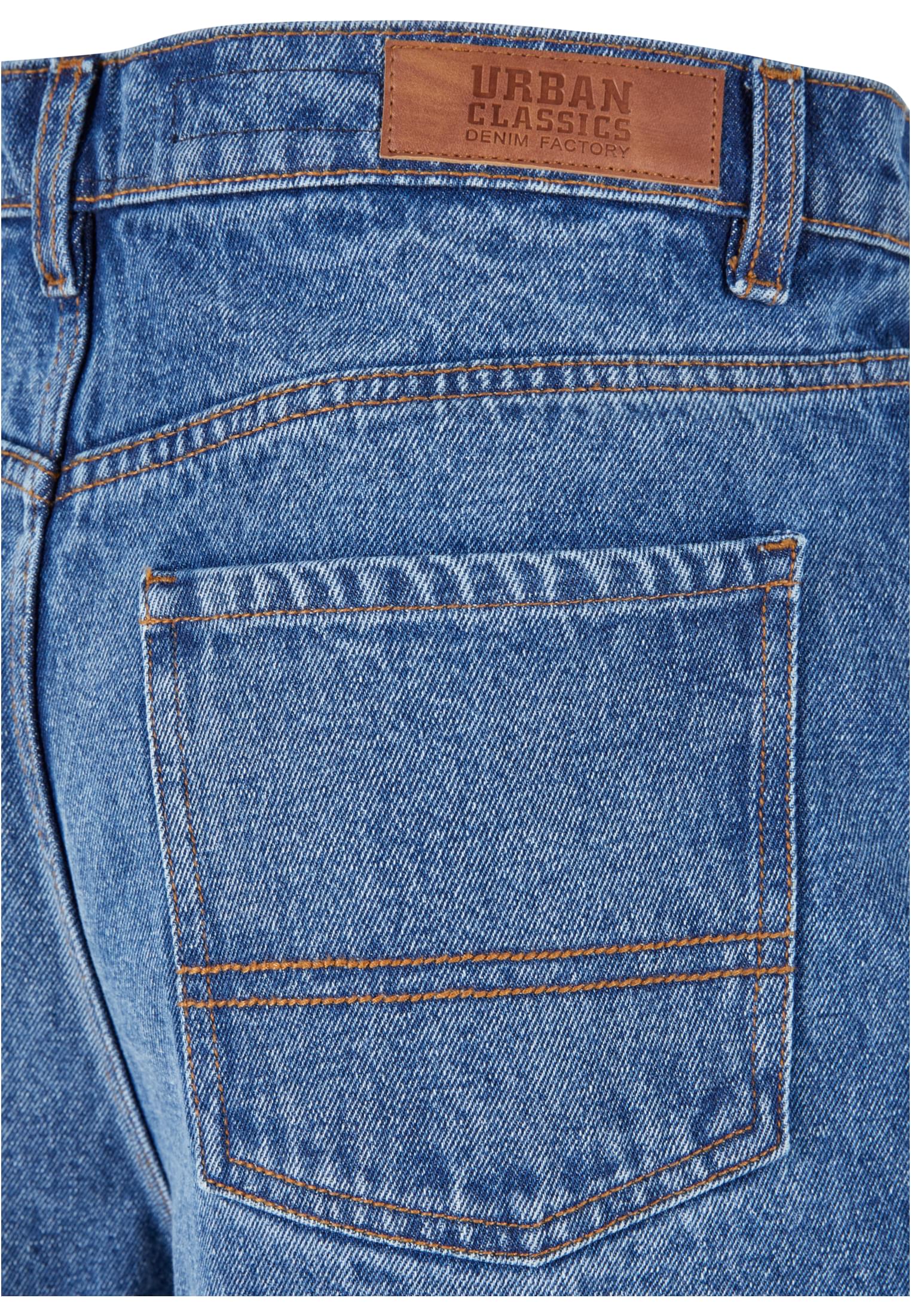 Ανδρικό Τζιν Παντελόνι Heavy Ounce Baggy Fit Tb6398 Urban Classics New Mid Blue Washed ανδρικά Παντελόνια Simple Wear