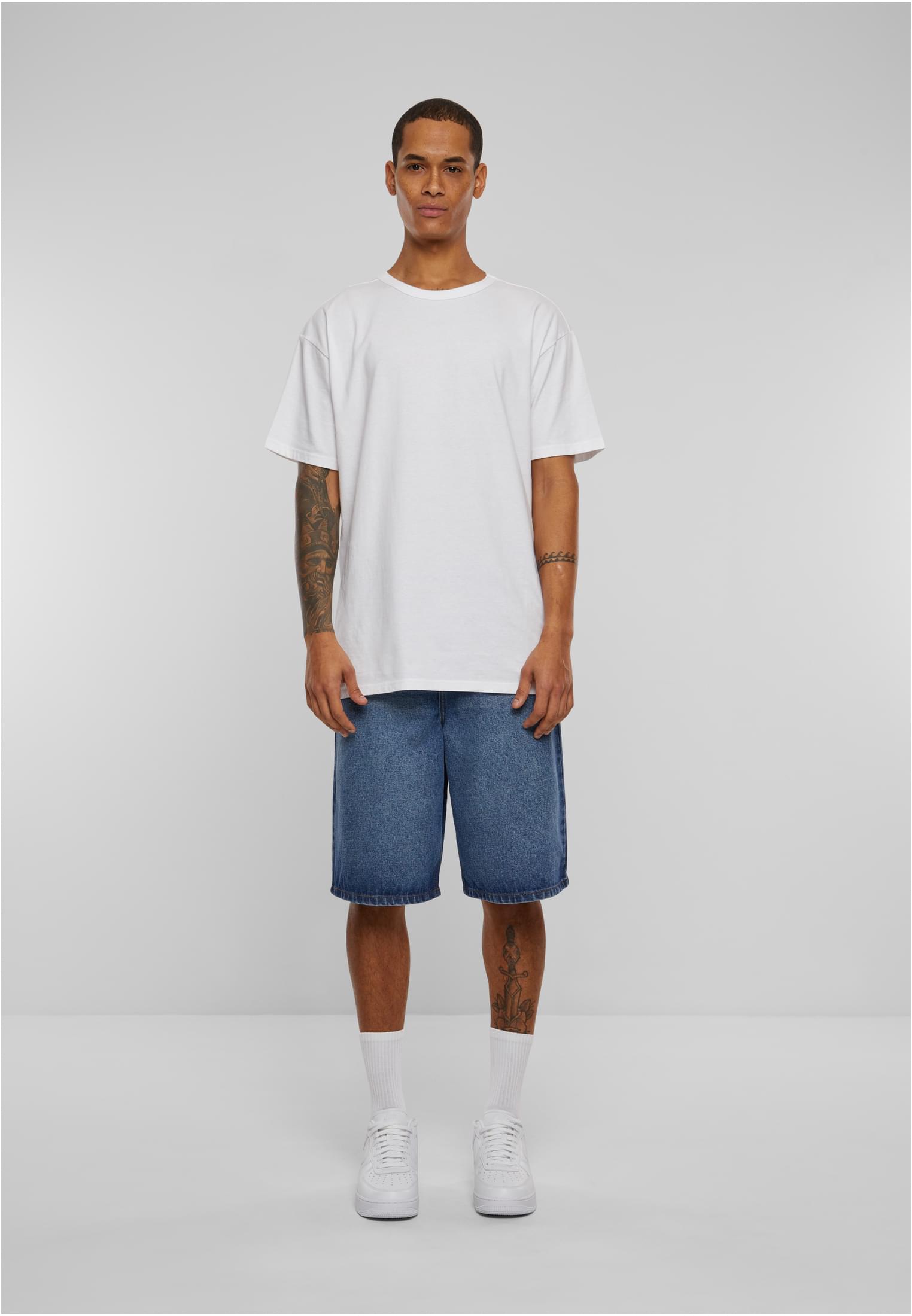 Βερμούδα Denim 90S Heavy Tb6639 Urban Classics New Mid Blue Washed ανδρικά Βερμούδες Σορτς Simple Wear