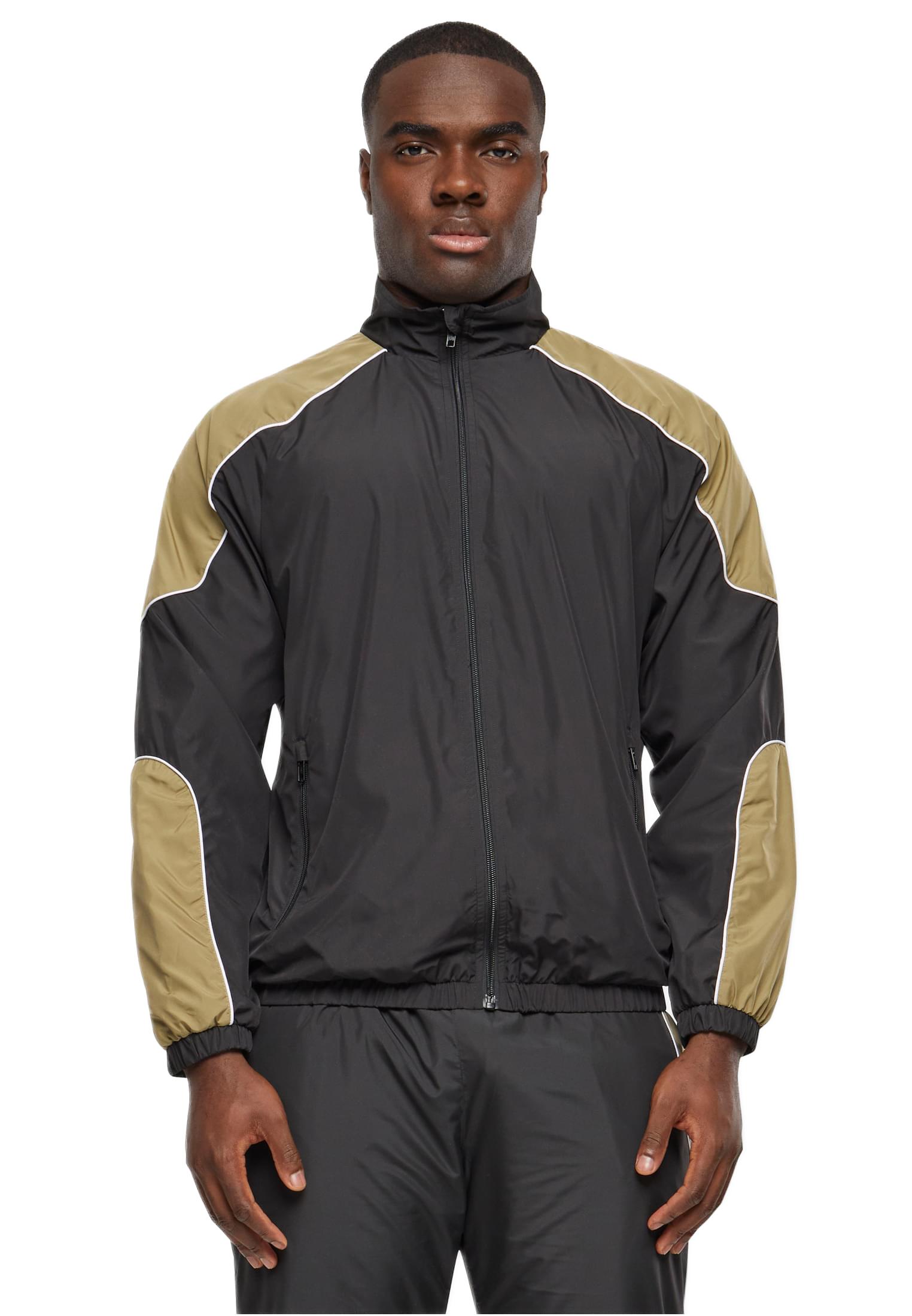 Piped Track Jacket Urban Classics TB6646-00007 black