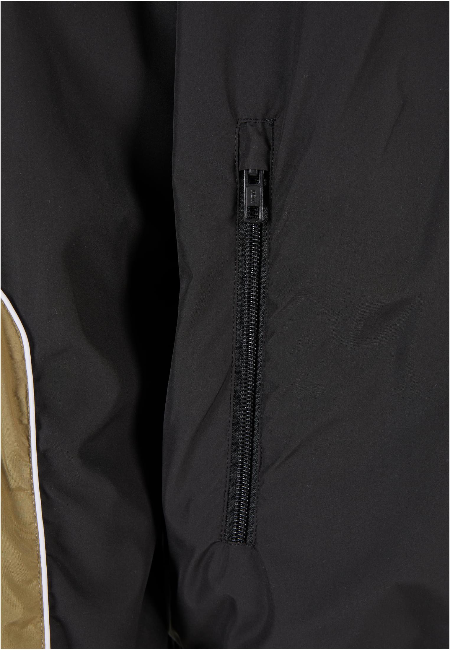 Piped Track Jacket Urban Classics Tb6646-00007 Black ανδρικά Μπουφάν Simple Wear
