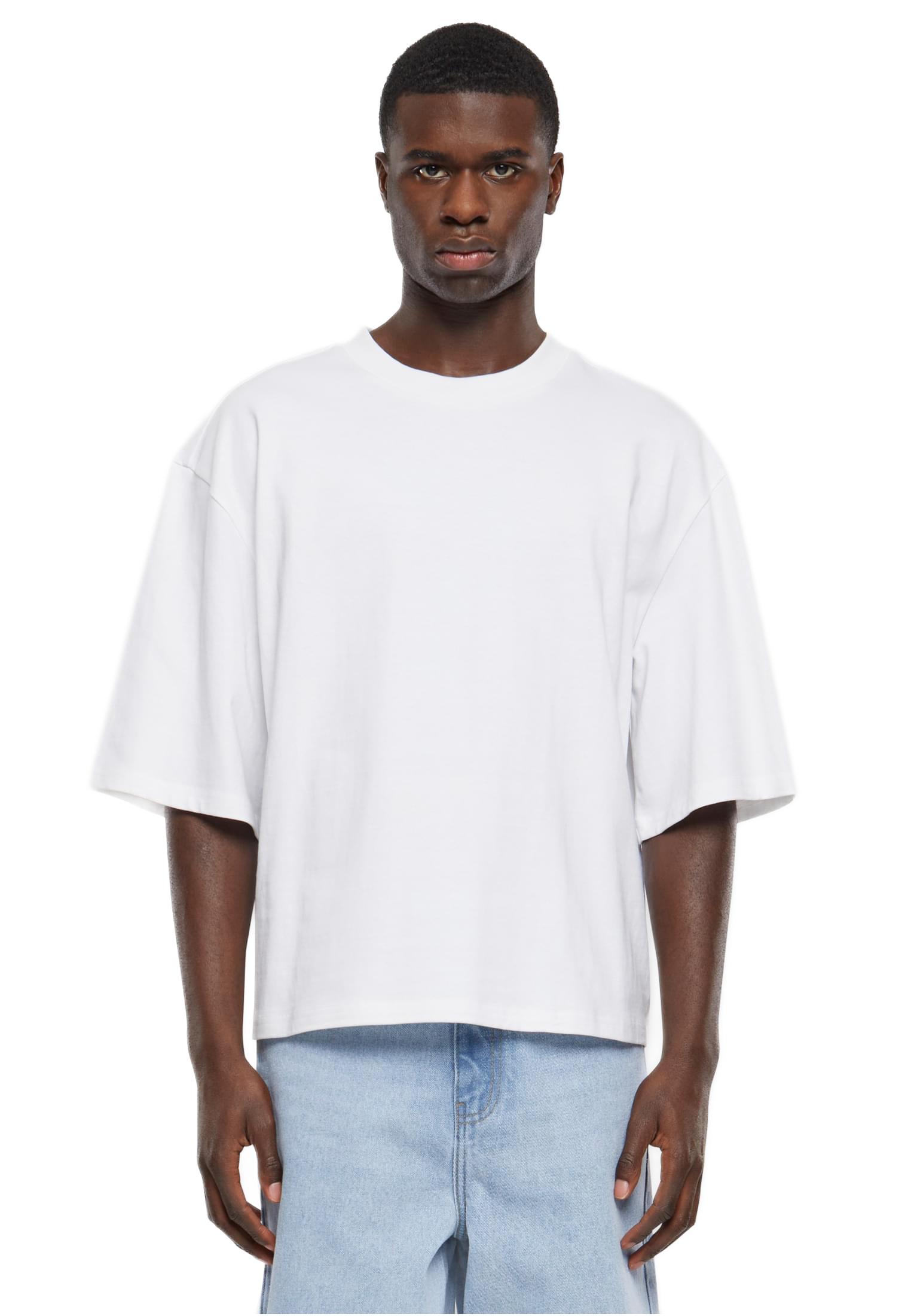 Γυναικείο T-Shirt Organic Oversized Cropped TB6673 Urban Classics White