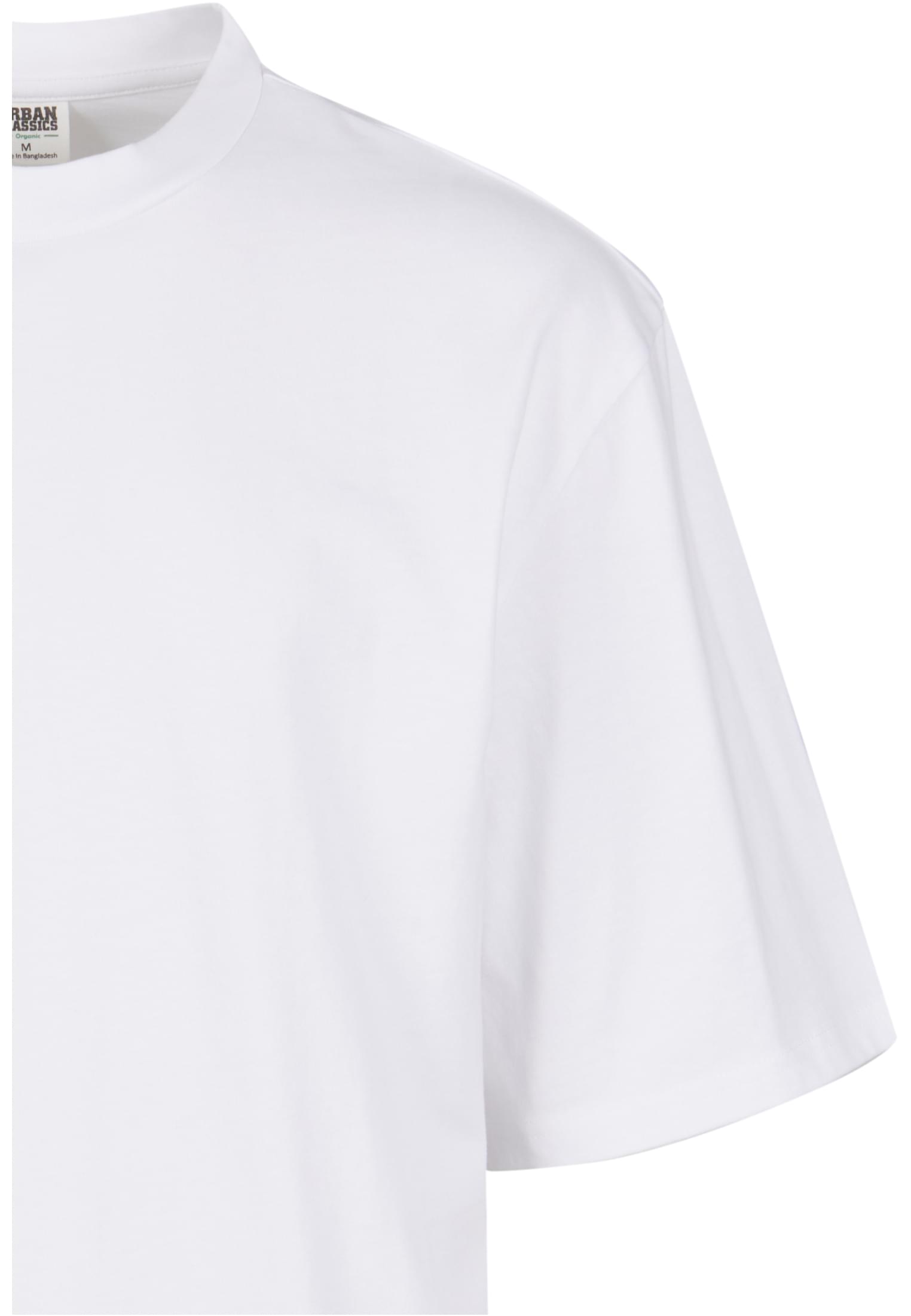 Γυναικείο T-Shirt Organic Oversized Cropped Tb6673 Urban Classics White ανδρικά Basic T-Shirts Simple Wear Μπλουζάκια κοντομάνικα