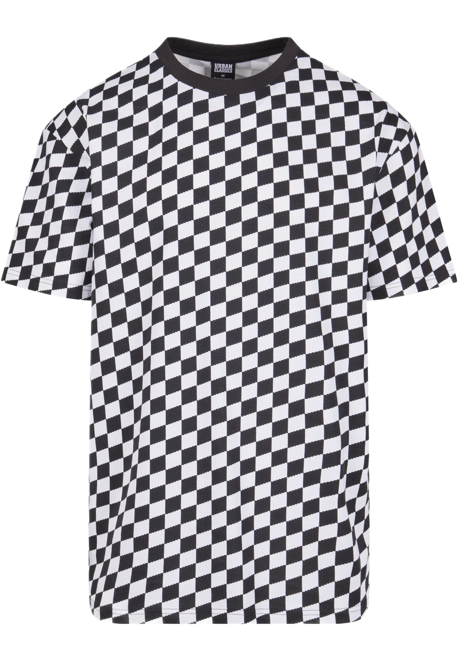 Oversized Check Tee Urban Classics TB6674-04025 blackcheck
