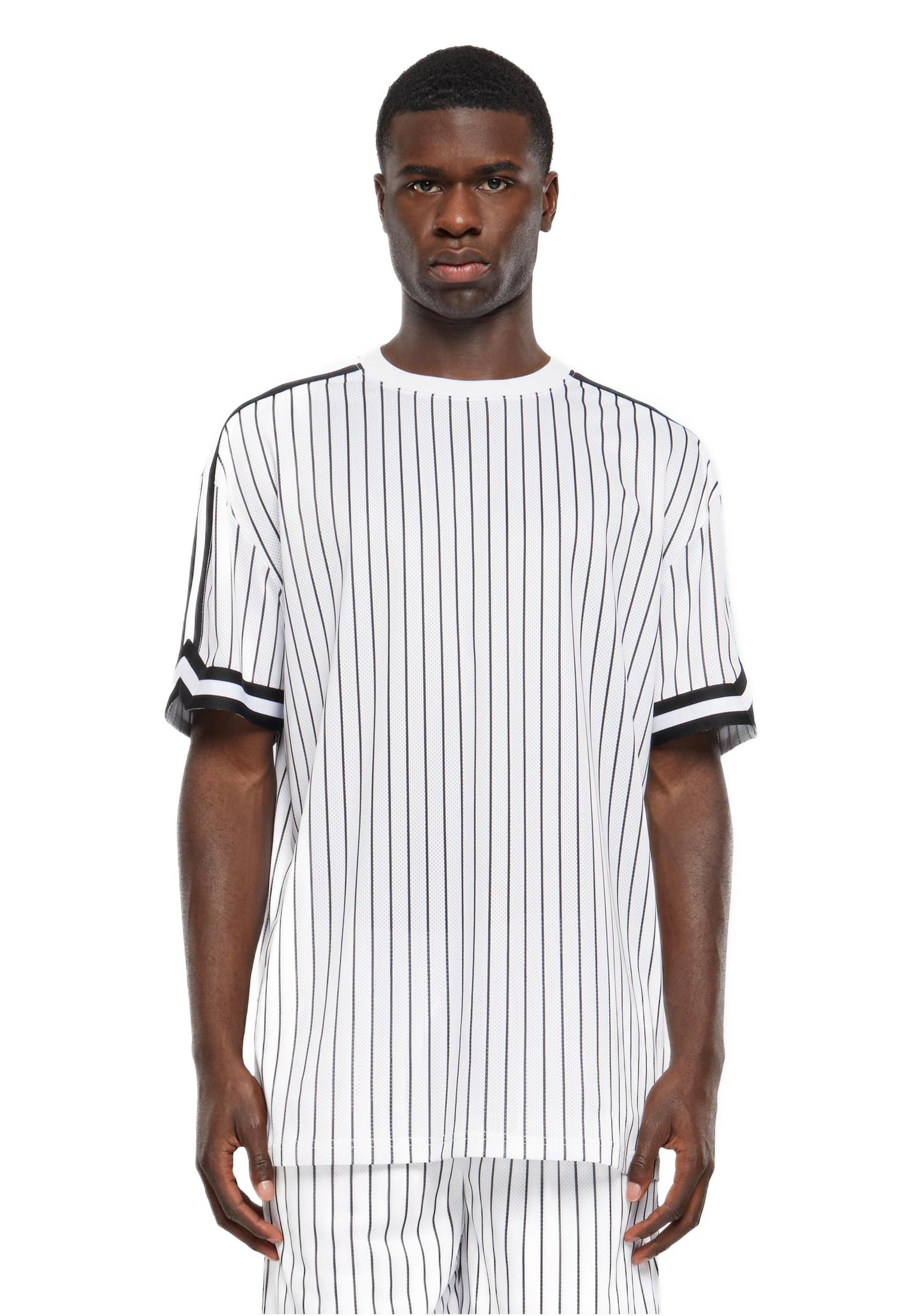 Oversized Ανδρική Μπλούζα Mesh Tee TB6680-01248 Urban Classics White/Black